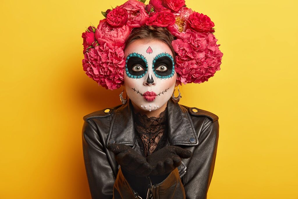 Maquiagem para Halloween - los muertos